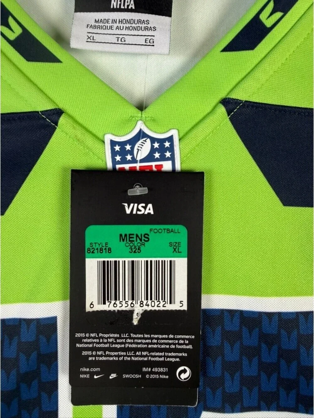 Nike NFL Seattle Seahawks Color Rush #12 Fan Jersey XL (SEE PICTURES)